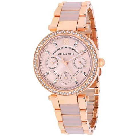 michael kors women's watch mk6110|Michael Kors MK6110 Ladies Mini Parker Rose Gold Plated .